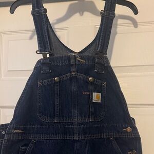 Carhartt Dark Blue Denim Overalls